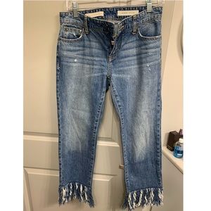 Anthropologie Jeans with Fringe